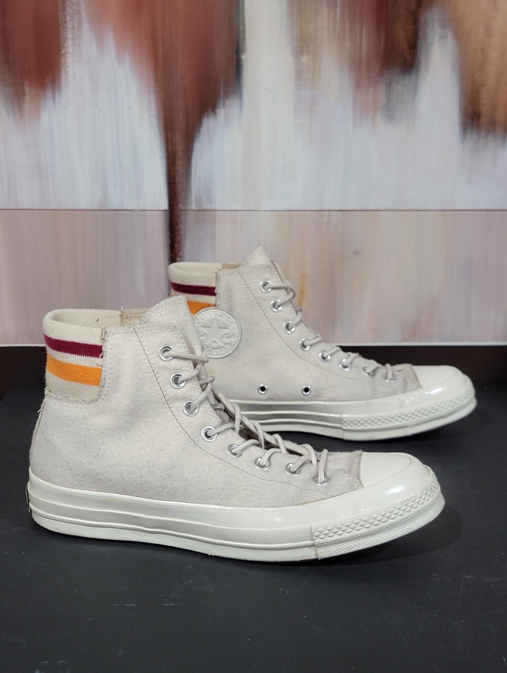 converse chuck taylor 70s Hi Sock White Hardal 163364C Men’s Sz 8 Wmns 10